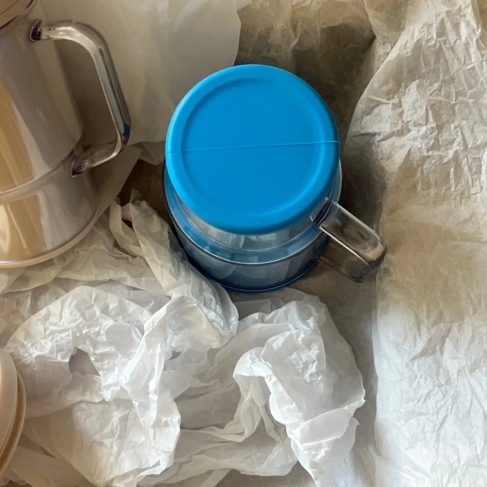Bundle 2 Ieesspd BPA Free Silicone ,Vintage Style Tumblers,  Leak-Resistant